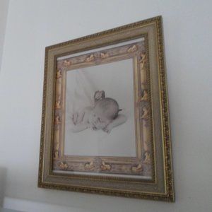 Anne Geddes Framed Print – Sleeping Newborn Baby with Butterfly Wings